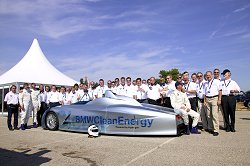 2004 BMW Hydrogen powered record-breaker. Image by BMW.