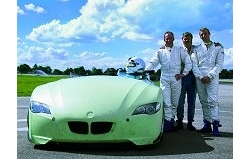 2004 BMW Hydrogen powered record-breaker. Image by BMW.