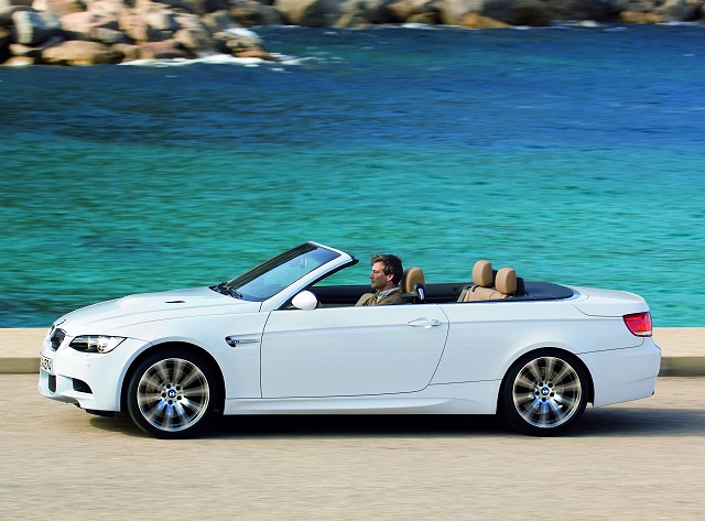 BMW M3 Convertible on the move. Image by BMW.