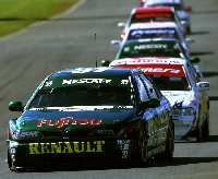 Plato was very competitive at the bumpy Knockhill track