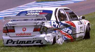 Aiello was unhurt. The Primera GT was not so lucky