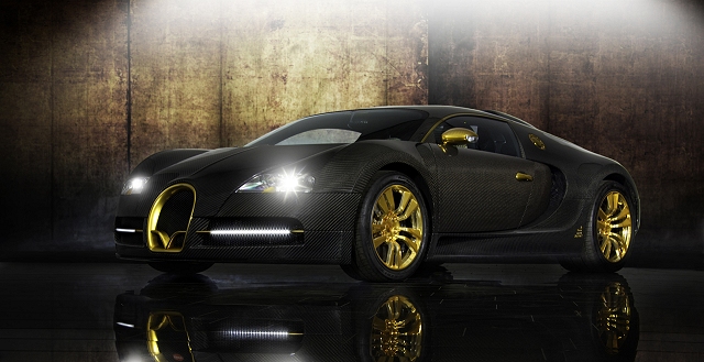 Mansory's gilded Bugatti. Image by Mansory.