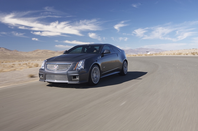 Cadillac gives its new CTS Coup V signs. Image by Cadillac.