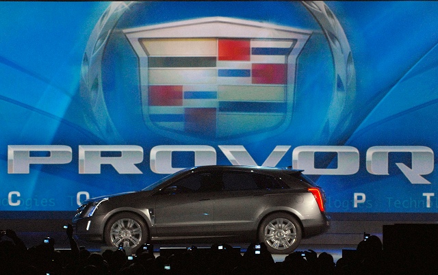 Cadillac reveals the Provoq concept. Image by Cadillac.