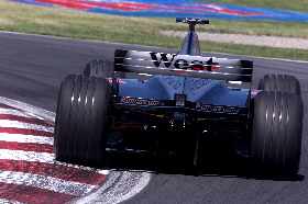 The view most people saw of Mika's McLaren. Picture by McLaren