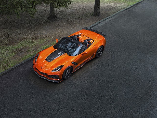 Chevrolet reveals 212mph Corvette ZR1 Convertible. Image by Chevrolet.