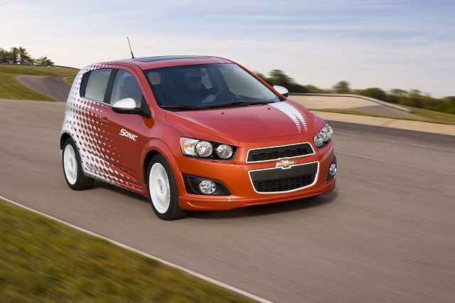 Chevy unveils sporty Aveo. Image by Chevrolet.