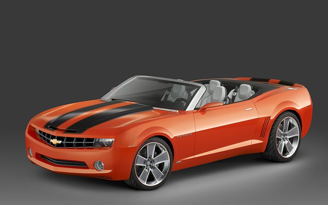 Camaro Convertibe shows its head. Image by Chevrolet.