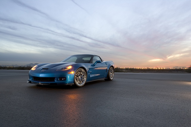 New Corvette ZR1 in action. Image by Chevrolet.
