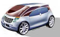 2005 Chrysler Akino concept. Image by Chrysler. Click here for a larger image. 2005 Chrysler Akino concept. Image by Chrysler.