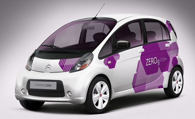C-Zero is electric for Citroen. Image by Citroen.
