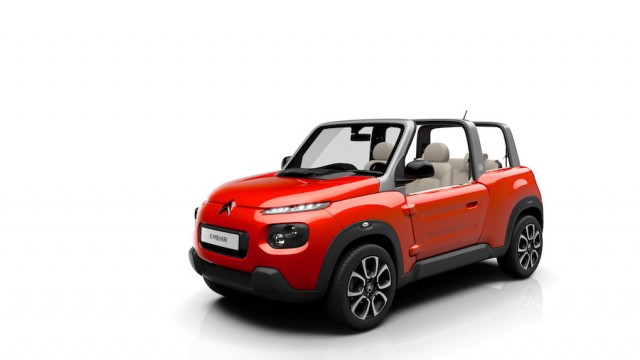 Citroen E-Mehari: the quirky, beach-going EV. Image by Citroen.