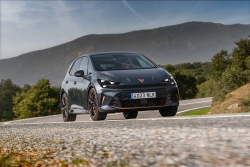 The updated Cupra Born, put through its paces in flagship VZ spec. Image by Cupra.