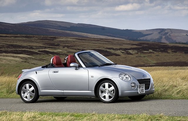 New Daihatsu Copen goes faster for less money. Image by Daihatsu.