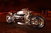 Dodge Tomahawk - the most outrageous concept at the show. Photograph by Dodge. Click here for a larger image.