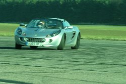 The Lotus Sport Elise 135R in action at the Don Palmer Creative Car Control coaching course. Image by Don Palmer.
