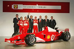 Ferrari F1 2004. Image by Shell.