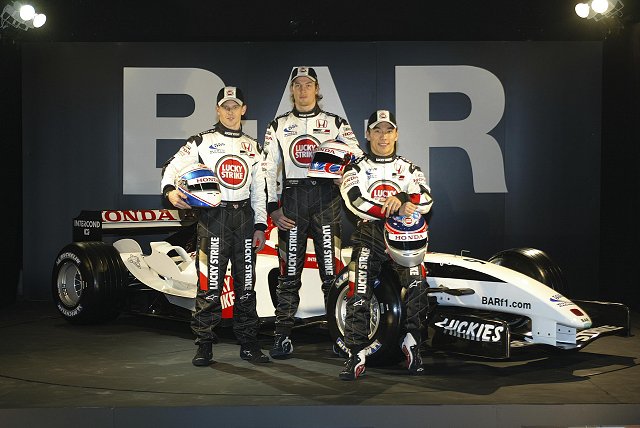 BAR Honda F1 2004 launch. Image by BAR Honda.