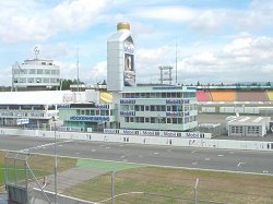 The start-finish straight at the Hockenheimring. Image by Eileen Buckley.