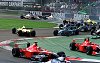 First corner mayhem at the 2001 Italian GP. Image by Eileen Buckley.