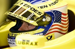 Jarno Trulli at the 2001 US GP. Image by Eileen Buckley.