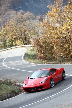 2010 Ferrari 458 Italia. Image by Ferrari.