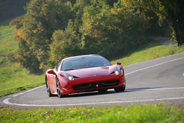 First Drive: 2010 Ferrari 458 Italia. Image by Ferrari.