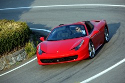 2012 Ferrari 458 Spider. Image by Ferrari.