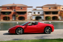 2012 Ferrari 458 Spider. Image by Ferrari.