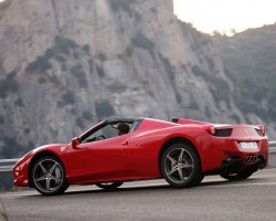 2012 Ferrari 458 Spider. Image by Ferrari.