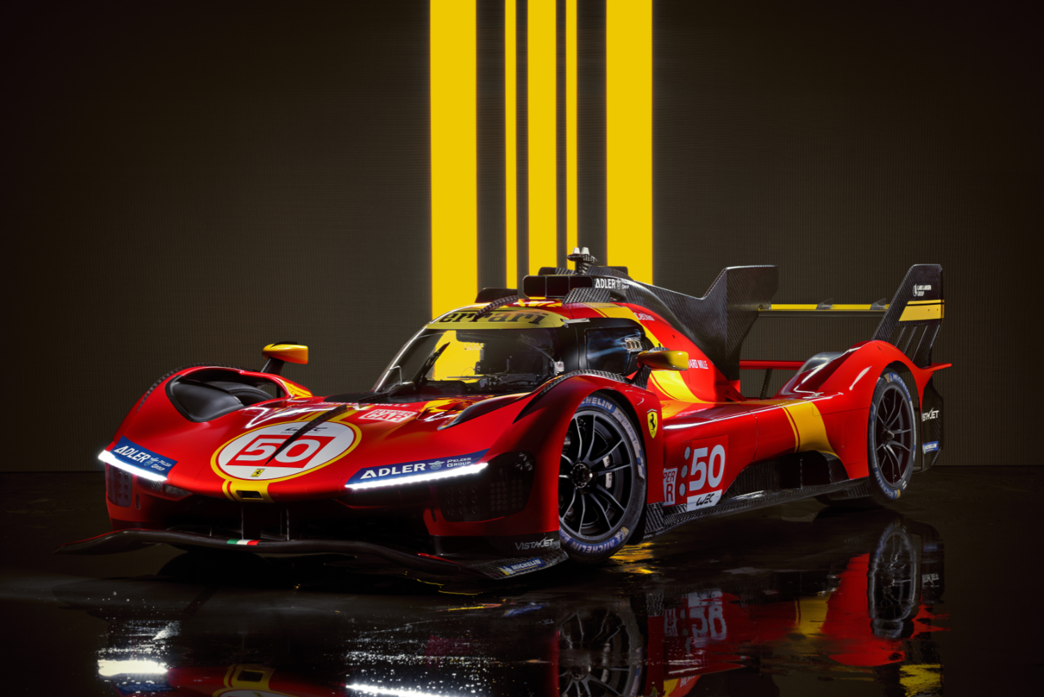 Ferrari shows off new Le Mans car. Image by Ferrari.