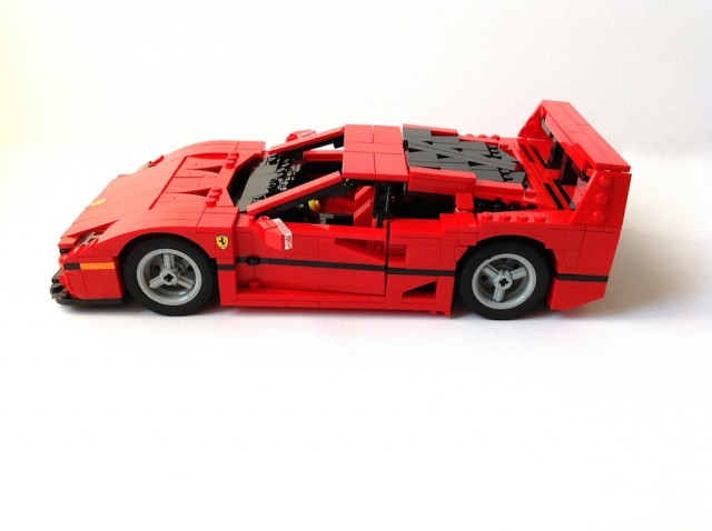 Build your own F40. Image by Lego.