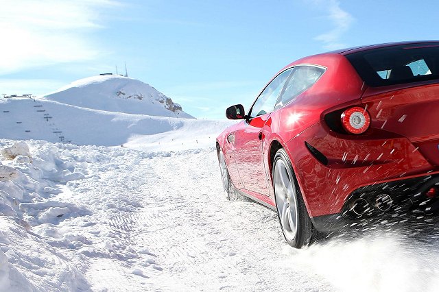 Ferrari FF action shots land. Image by Ferrari.