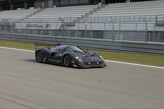 Unique Ferrari racer at the 'Ring. Image by .