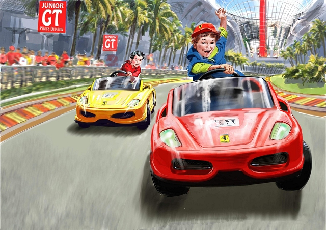Ferrari World attractions revealed. Image by Ferrari.