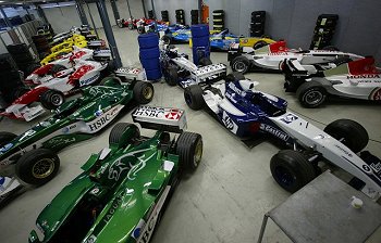 The FIA parce ferme garage at the Australian GP post qualifying. Image provided by the FIA.