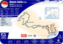 The 2002 Monte Carlo route map. Image by John Rigby, FIA. Click here for a larger image.