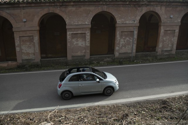First drive: Fiat 500C Hybrid. Image by Fiat.