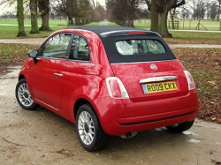 2009 Fiat 500C. Image by Dave Jenkins.