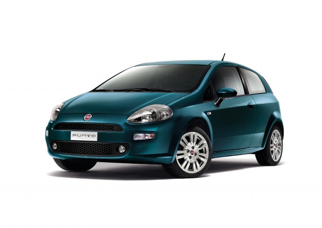 Updated Fiat Punto less than 10,000. Image by Fiat.