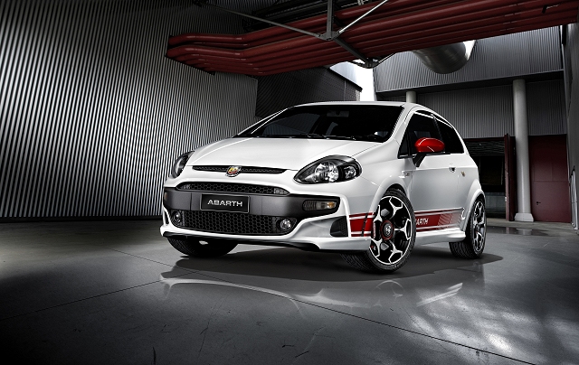 Abarth adds power to the Punto Evo. Image by Abarth.