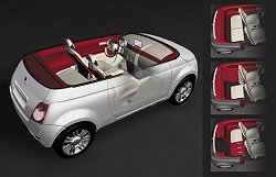 2004 Fiat Trepiuno concept car. Image by Fiat. Click here for a larger image. 2004 Fiat Trepiuno concept car. Image by Fiat.