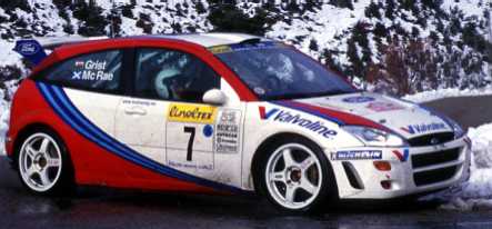 The Focus WRC in action