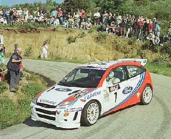 McRae drove superbly proving the Focus to be one of the quickest WRC cars on tarmac