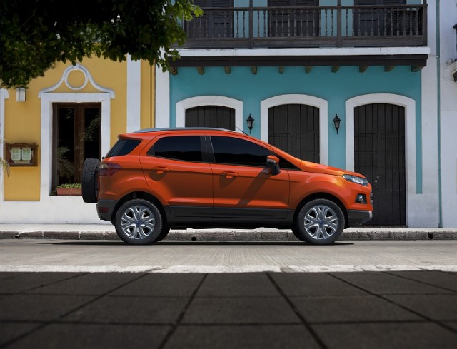 Ford's Fiesta-based SUV unveiled in India. Image by Ford.