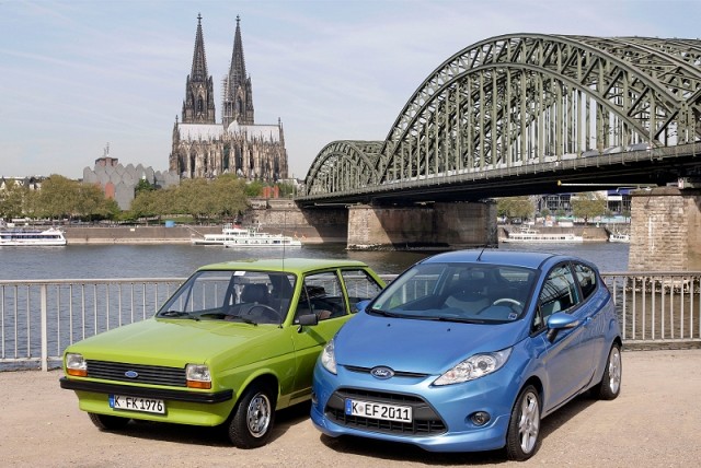 Fiesta revised for 35th birthday. Image by Ford.