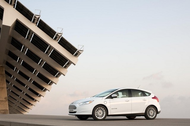 Electric Ford Focus to lead NASCAR field. Image by Ford.