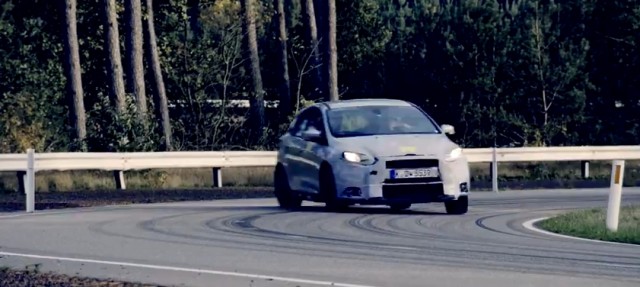 Ford Focus RS kinda sorta almost revealed. Image by Ford.