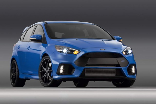 Ford's Focus RS offers performance for pennies. Image by Ford.