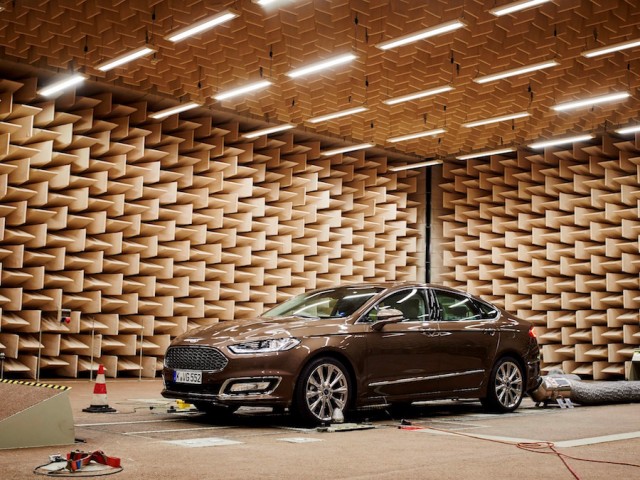 Ford debuts anti-noise system on Vignale. Image by Ford.